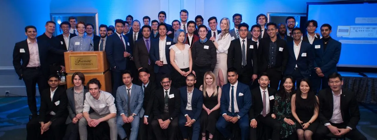 Group of students smiling